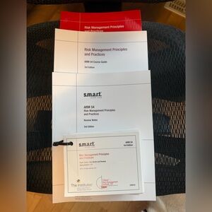 SOLD - Canadian Risk Management Textbooks - CRM 54
